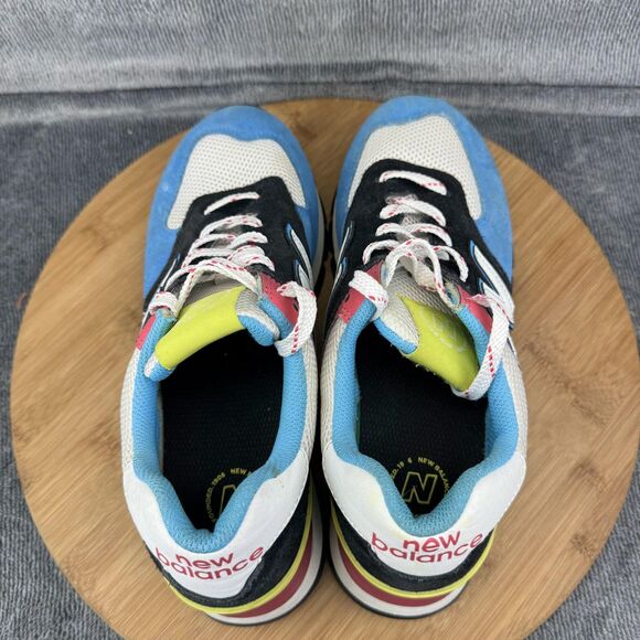 New Balance 574 Shoes Womens Size 7.5 Blue Black Pink ENCAP Retro Sneakers - Picture 5 of 10